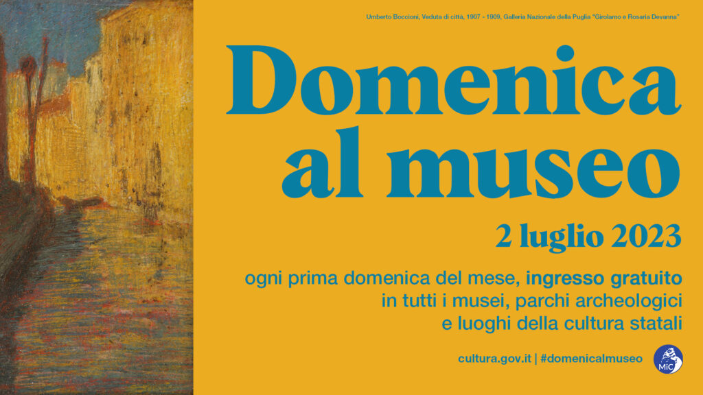 Domenica al Museo - Luglio 2023